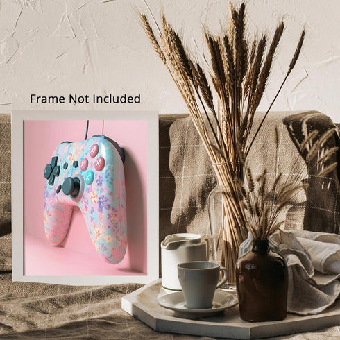 Posterizer 1 pcs-video game controller-pastel retro aesthetic game room poster -2-Sports & Hobby Art-Art in Pop Style-Decor for Home & Office- unf...